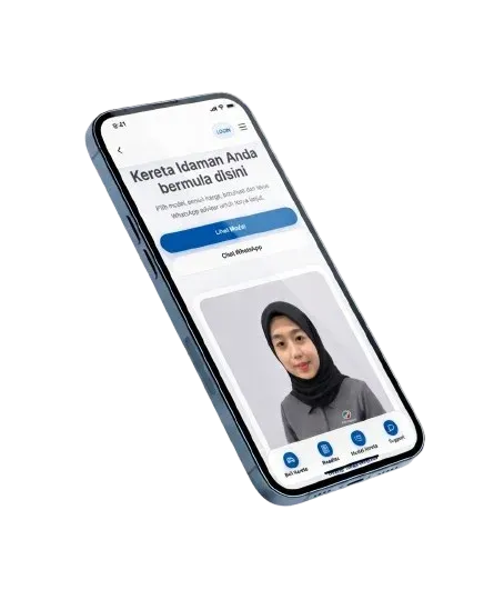 Contoh Website anda - Mobile View